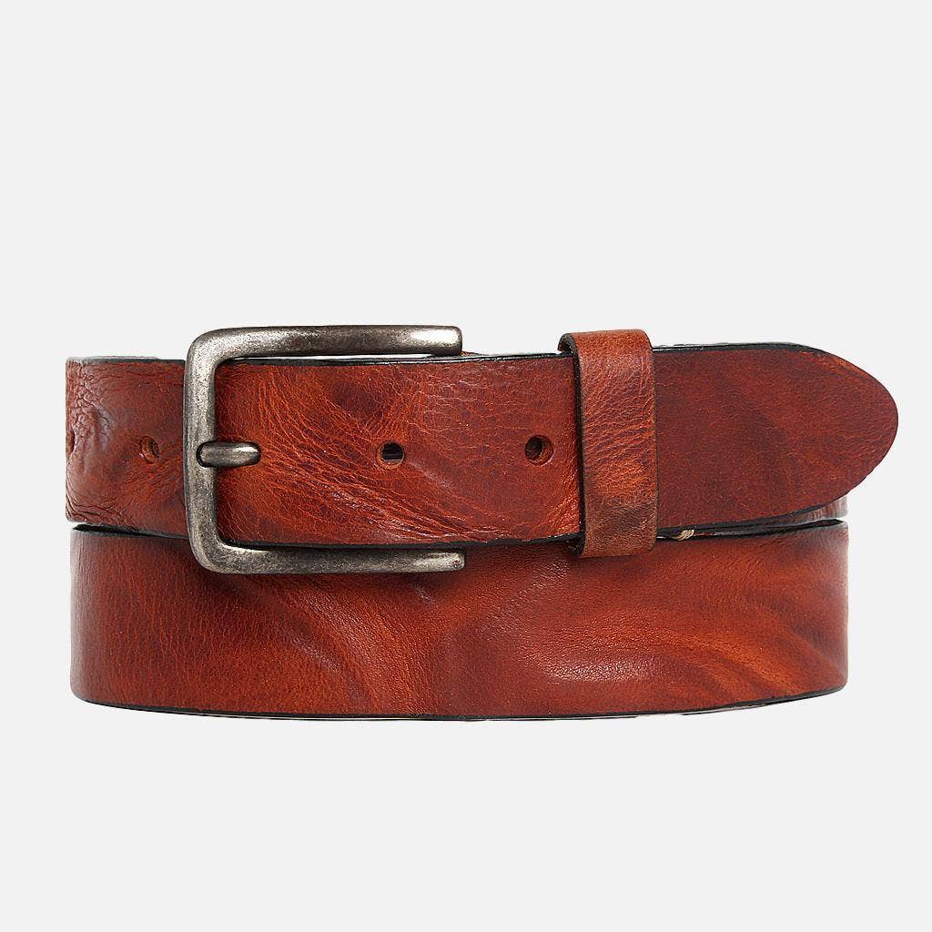Amsterdam Heritage Leather Belts, Bags, Jackets & Apparel - Vente Ceinture – femme - Dani | Ceinture classique décontractée en cuir robuste à boucle argentée 11