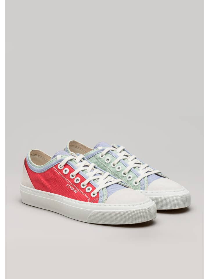 DiVERGE - Wholesale Lifestyle Sneakers - Women's - Twist Low V1 Geranium & Sage Green1