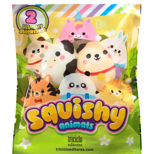 Triciclo Editores - Vendita all'ingrosso Giocattolo squishy - Bambini e neonati - Squishy Animals - espositore di 8 bustine1