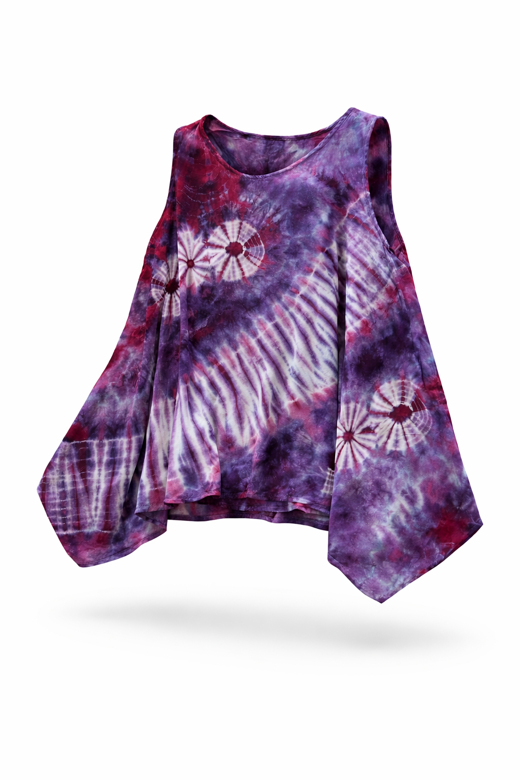 Zumi - Vendita all'ingrosso Tunica - Donna - Top in barattolo senza maniche Tie Dye1