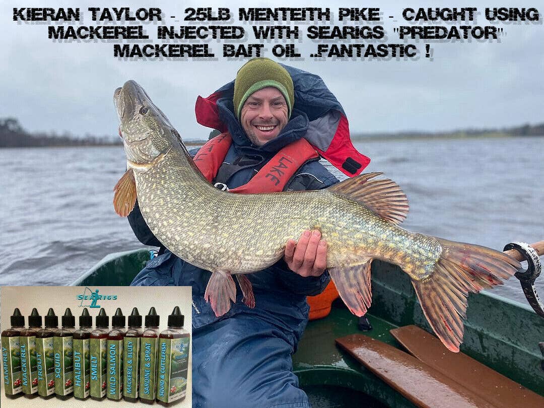 SEARIGS UK LTD – wholesale Sporting accessories – Pike Fishing "Blood Red" Natural Bait Oils - 10 Flavours0