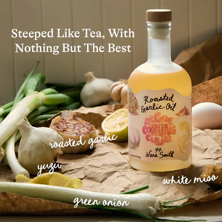 Algae Cooking Club - Wholesale Cooking Oil - Nara's Roasted Garlic Oil (+ Yuzu • Miso) Best Seller7