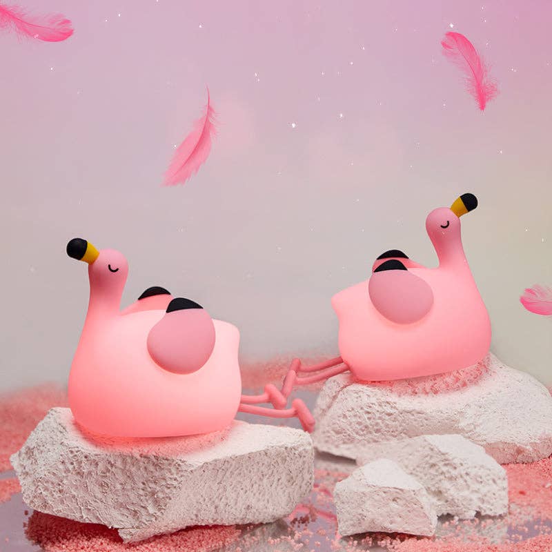 Rammelaartje - Wholesale Night light – Child & baby - Flamingo Night Light with 3 Settings and 30-Minute Timer1