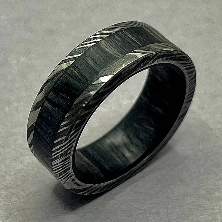 Damascus Ring Men, Damascus Ring, Mens Wedding Ring, Mens Ring, Damascus Steel Ring, Damascus Steel Bands, Damascus Steel Rings, Women Rings for wholesale by RustyStudioUSA