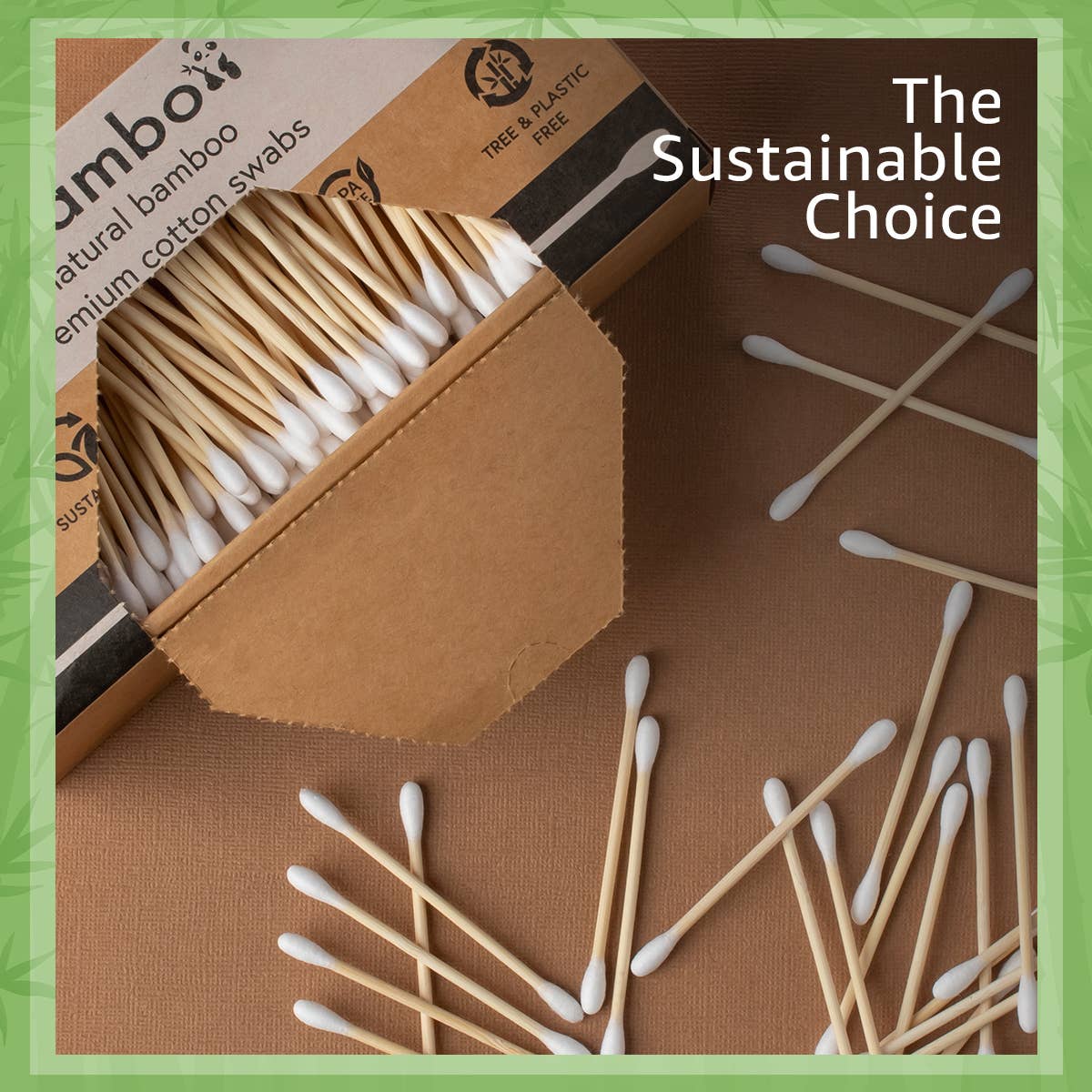 Ibambo - Wholesale Cotton Swab/Q-Tip - Ibambo Bamboo Cotton Swabs - 200 Pack 7