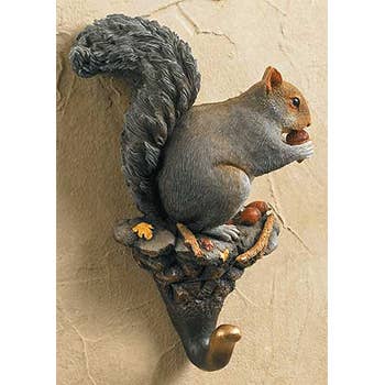 Squirrel Wall Hook for wholesale by Natures Window