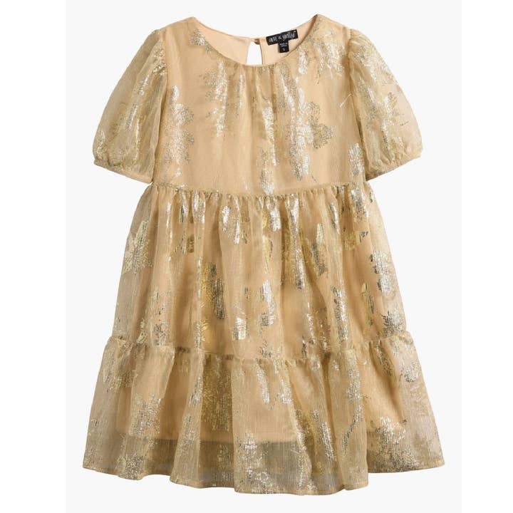 Pigetøj med blomsterfolieprint til fest for engroshandel hos Ava & Yelly