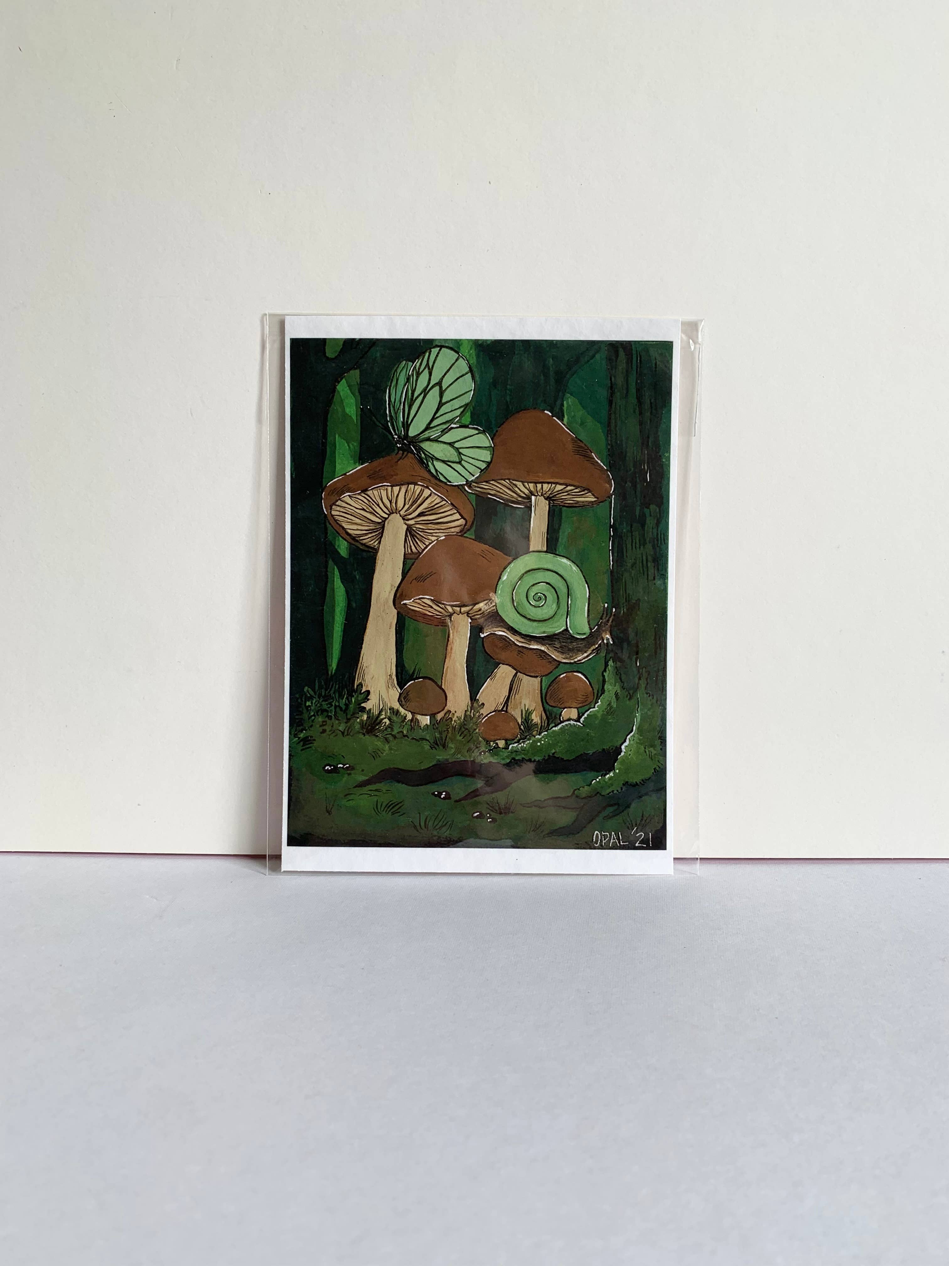 Opal's Art - Wholesale Art Print - Sleepy Forest Print1