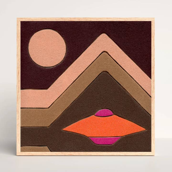 It Was The Aliens, 8x8 Inch Giclée Fine Art Print for wholesale by Backseat Window