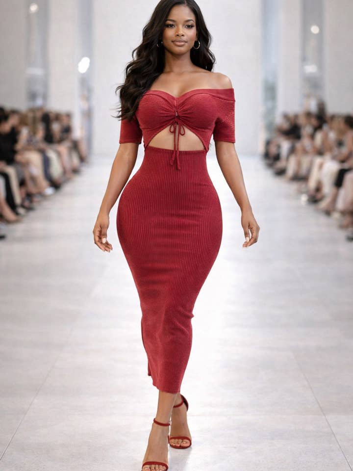 MINERAL WASH FRONT RUCHING SWEETHEART MIDI DRESS for wholesale by Dalia Studio