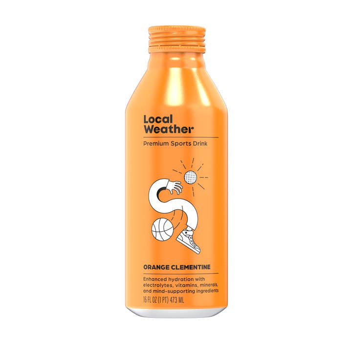 Local Weather - Wholesale Sports/Energy Drink - ORANGE CLEMENTINE (Case of 12)