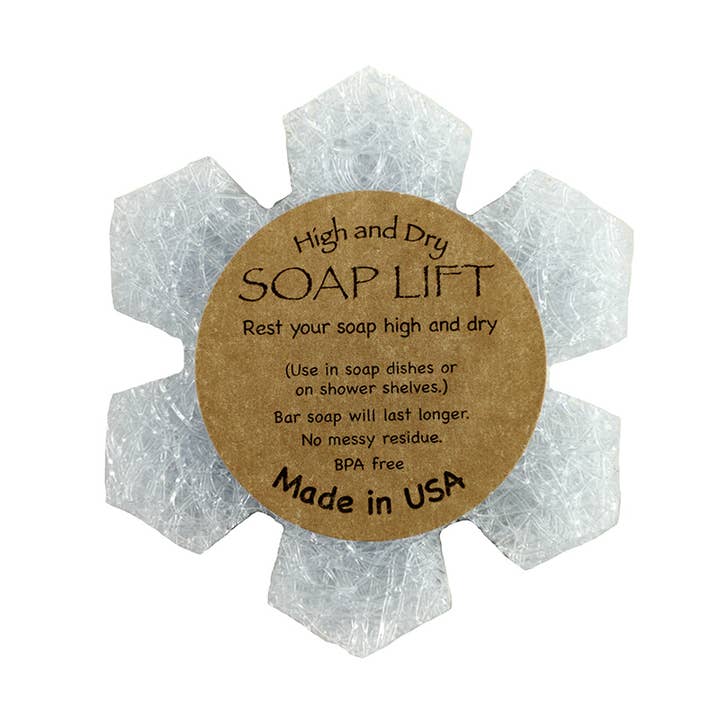 Soap Lift - Wholesale Bath Soap Dish - Snowflake Soap Lift Soap Saver - Crystal