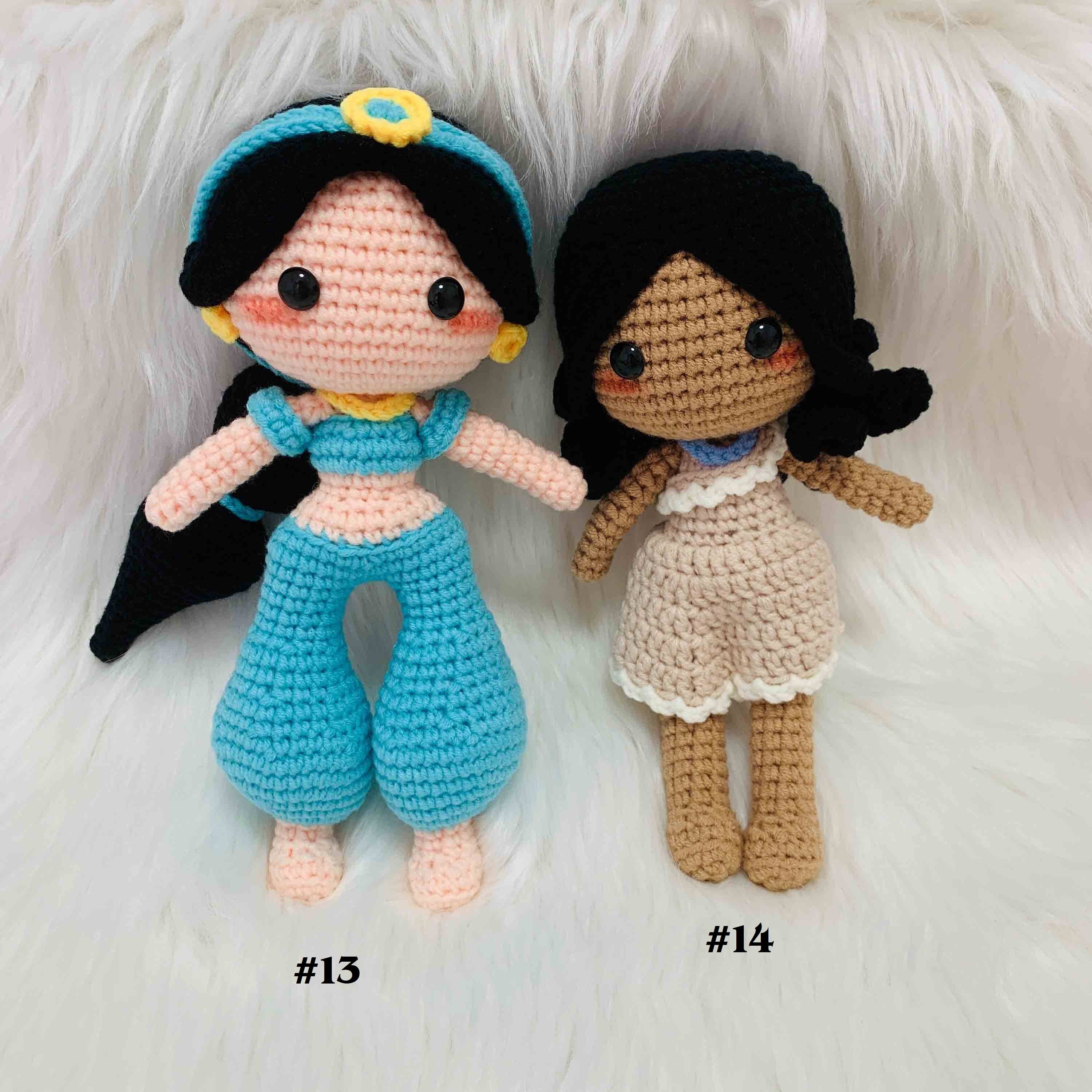 Anh2 LTD - Wholesale Doll - Kids - Crochet Cute Crochet Princess Doll, Handmade Amigurumi Doll6