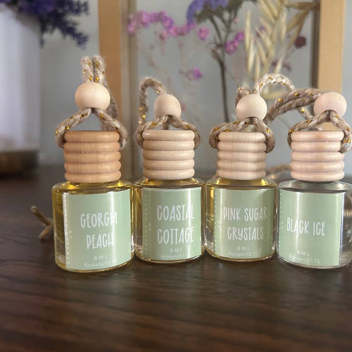 Hanging Car Diffusers for wholesale by Zebulon Candle Co.