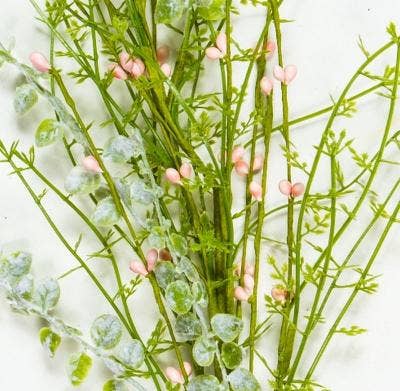 KMI International Corp. – wholesale Artificial flowers – Rice Berry Spray With Plastic Greenery, 22in, Hw, Pink1