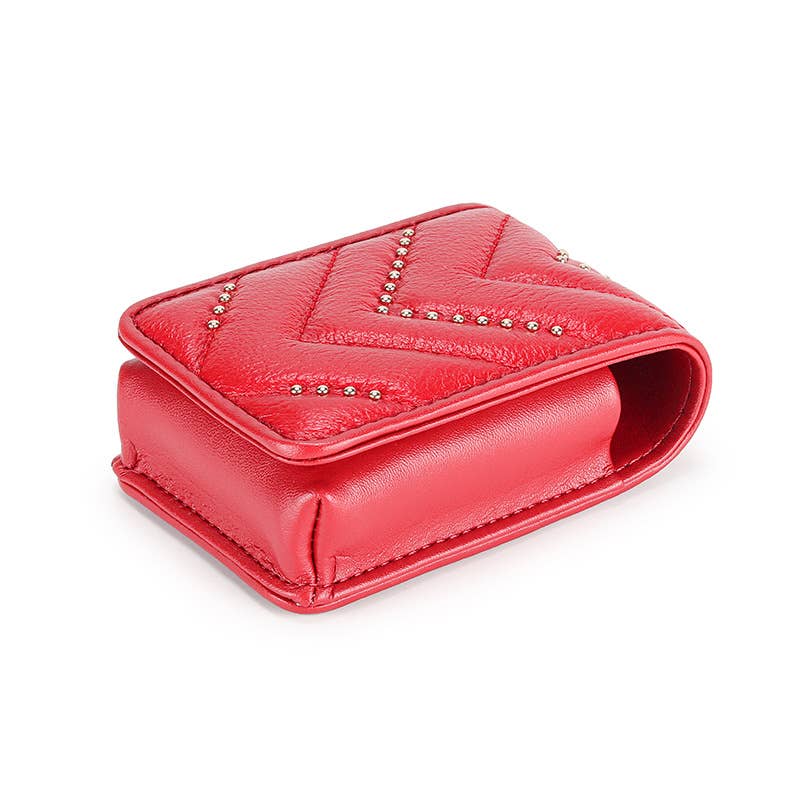 wandf - Vente Trousses de maquillage/cosmétique - Étui à maquillage en cuir avec miroir0