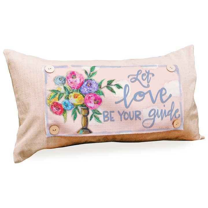 LuckyBird Apparel and Home - Wholesale Throw/Decorative Pillow - Let Love Be Your Guide Pillow Swap