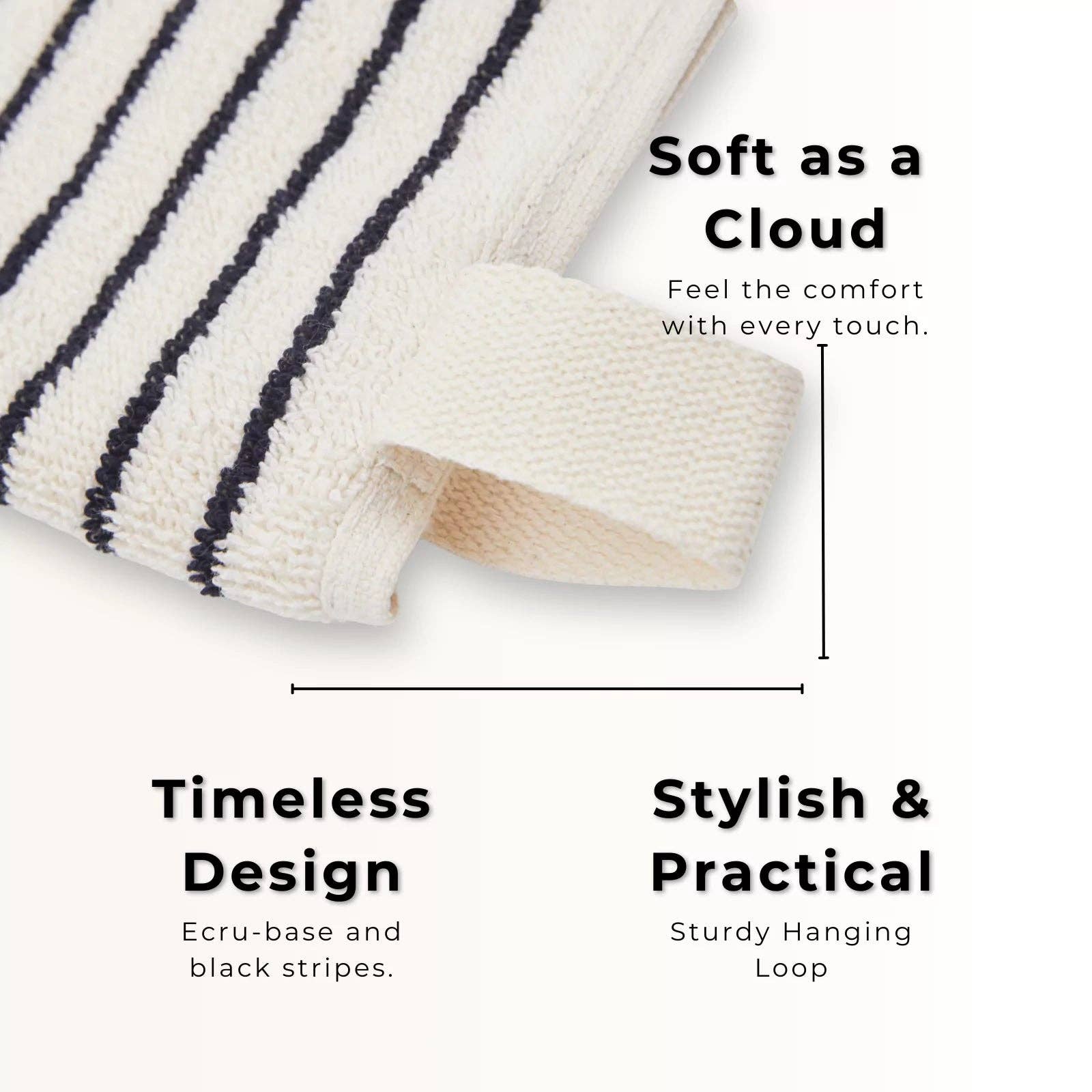 The Loomia - Wholesale Bath Towel - Melika Turkish Cotton Striped Terry Towel4