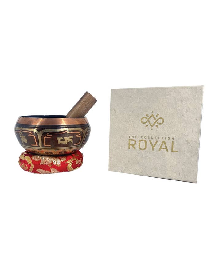The Collection Royal / Royal Handicrafts - Wholesale Meditation Supplies - Tibetan Singing Bowl Set Sound Bowl Meditation Bowl With Box3