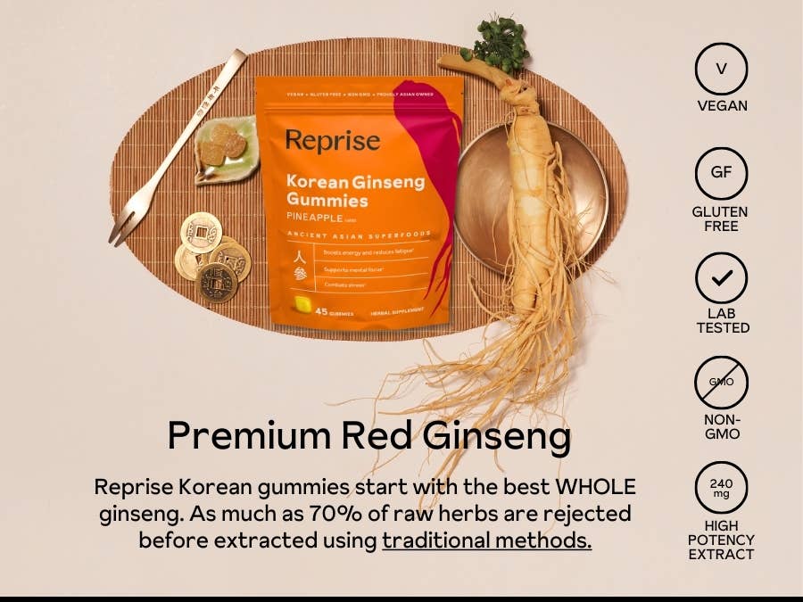 Reprise - Wholesale Oral Supplement/Vitamin - Korean Ginseng Gummies1