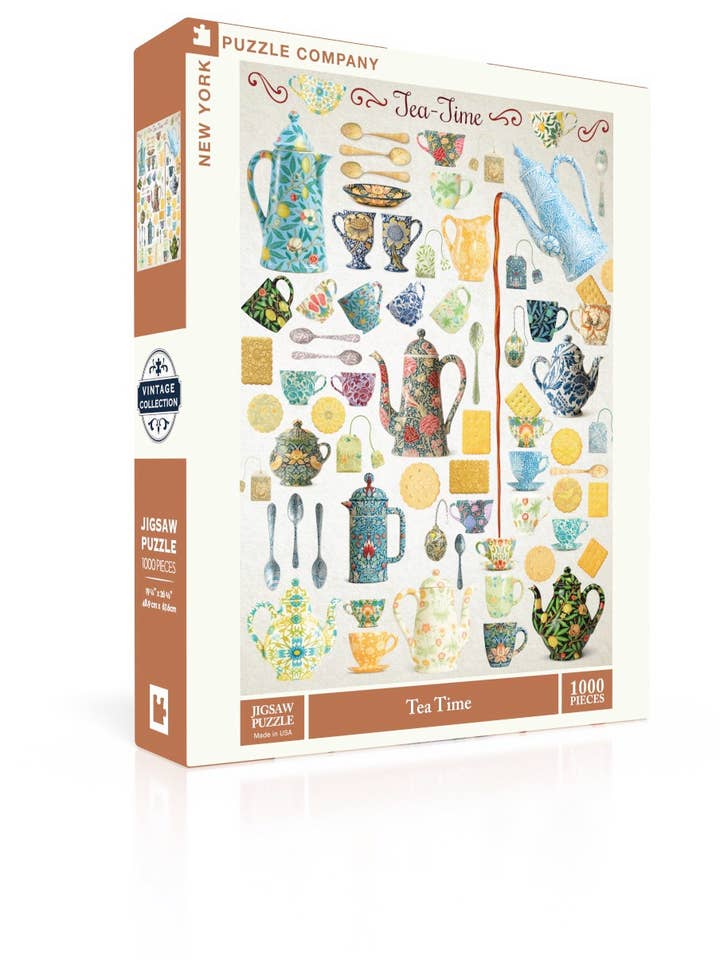 Tea Time - 1000 Piece Jigsaw Puzzle for wholesale by New York Puzzle Company