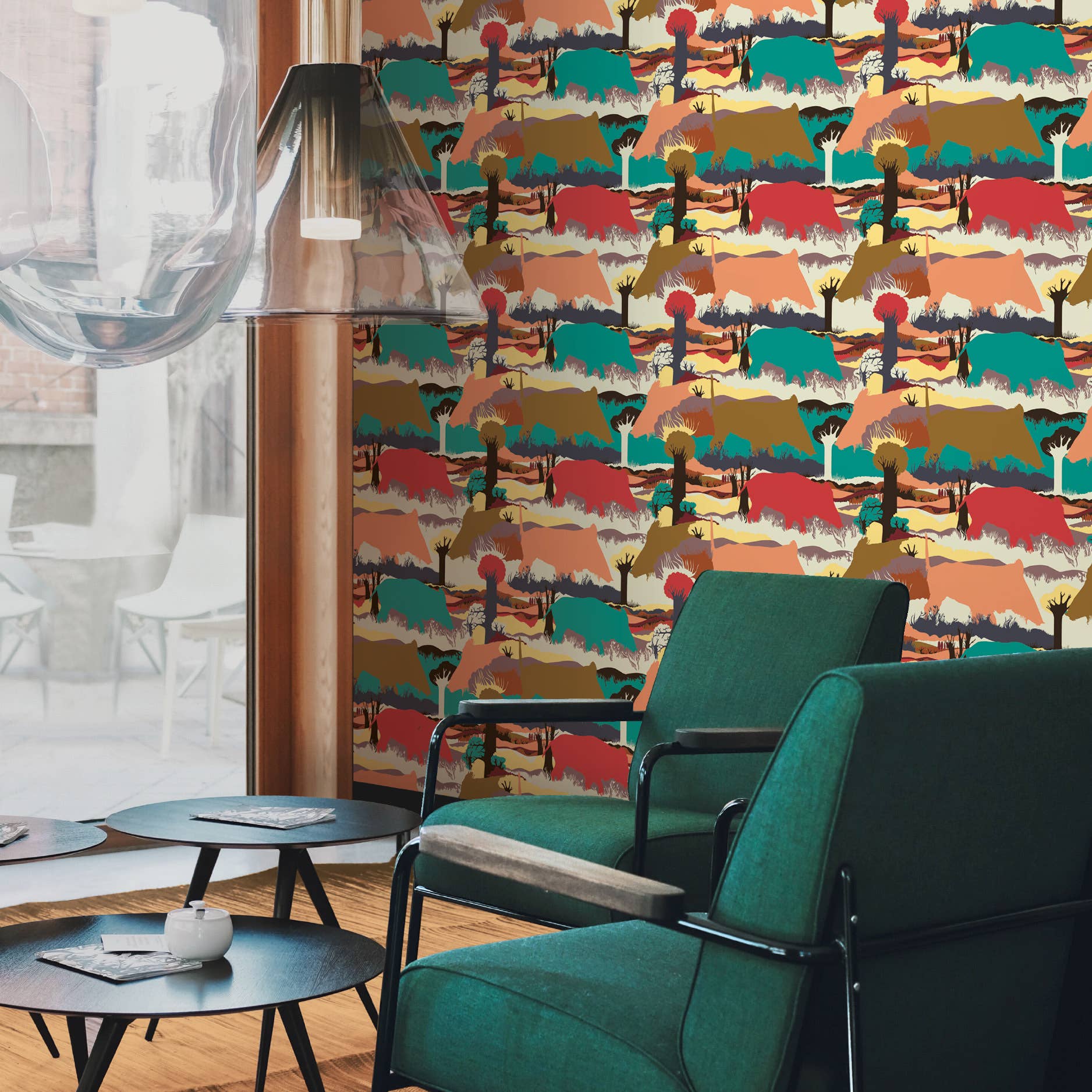 Cilé - Wholesale Wallpaper - Sangliers A Wallpaper2