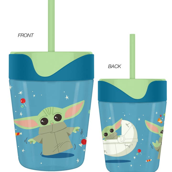 16pc 17.5oz Spill Proof Tumbler Mw Straw for wholesale by Silver Buffalo