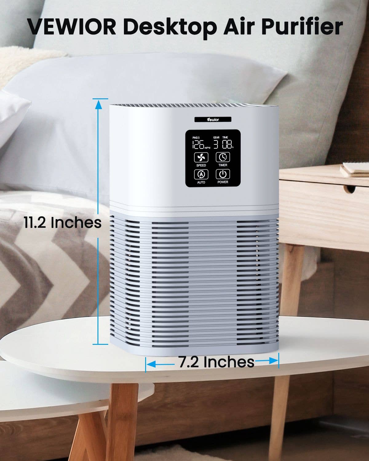 BlakOutlet - Wholesale Air Purifier - 2 in 1 Air Purifier with H13 Filters for Home Allergies Pets Hair Odor Eliminators4