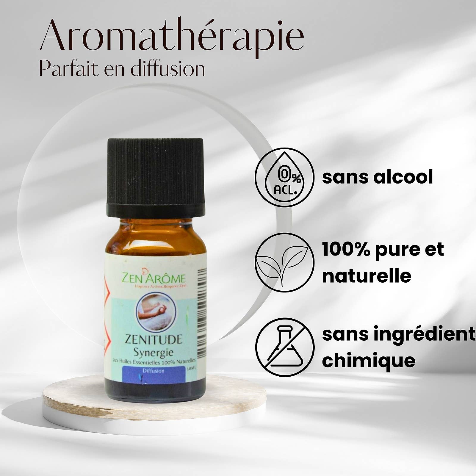 Zen'Arôme - Wholesale Essential Oil - Zenitude Essential Oil Blend for Diffuser - 10 ml2