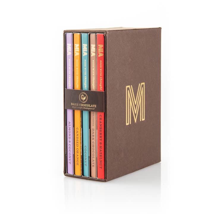 5-BAR PRESENTFÖRPACKNING - VEGAN, FAIRTRADE (375G) för wholesale av MIA