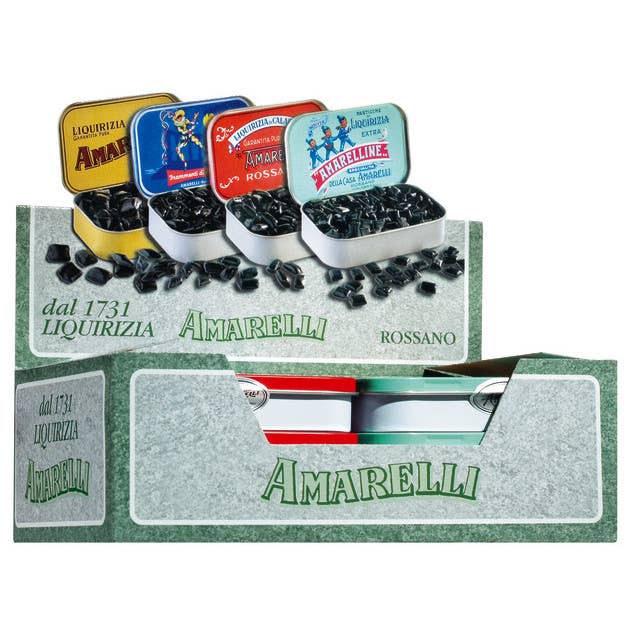 ADG Diffusion - Wholesale Licorice - BOX OF ASSORTED ITALIAN LICORICE - 40g x12