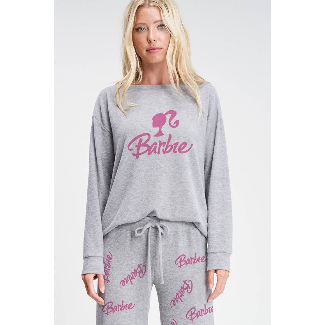 Phil Love - Wholesale Lounge Set - Women's - Barbie print soft lounge wear set0