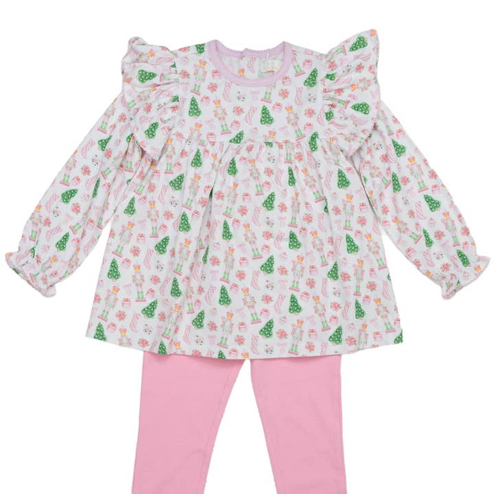 Mary Reese Preppy Christmas Legging Set for wholesale by The Oaks Apparel Company