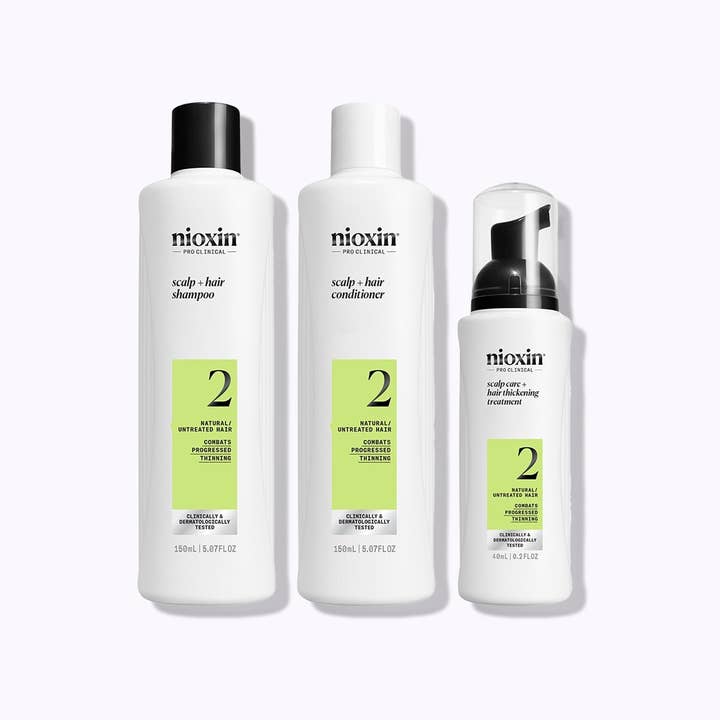 Nioxin System 2 Kit for Natural Hair with Progressed Thinning for wholesale by Dermstreet
