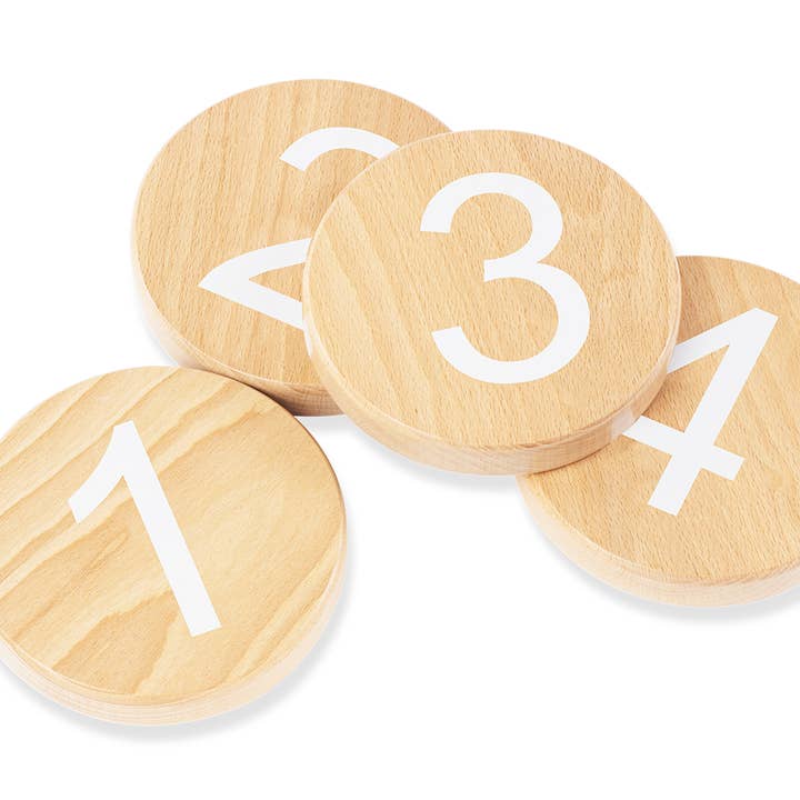 Bilancia pietre con numeri 'Kari', 4 pezzi. per la vendita all'ingrosso da parte di Pinolino Kinderträume GmbH