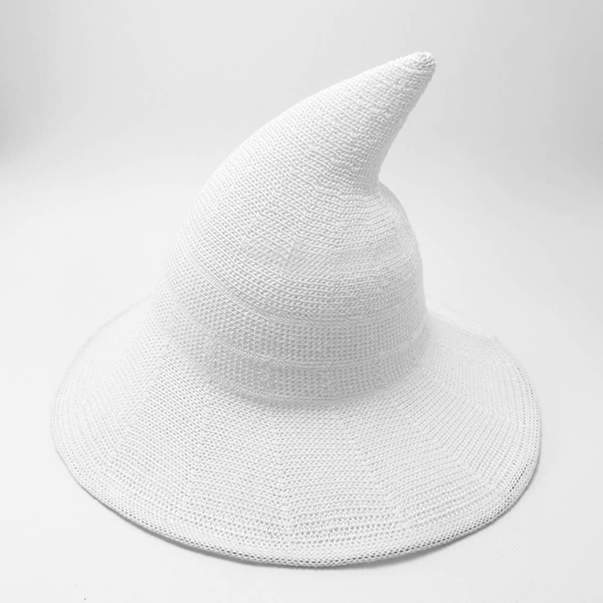 ACCITY - Wholesale Cloche Hat - Women's - Halloween Pointed Witch Hat, Knit & Foldable_CWAH06178