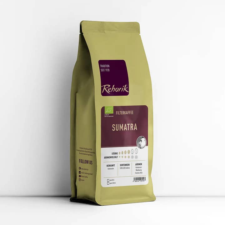 Sumatra Organic Filter Coffee - Whole Bean for wholesale by Rehorik