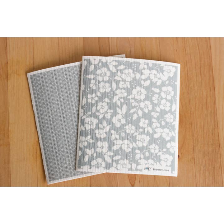 Lisee Ree Designs - Wholesale Dishcloth - Shadow Silhouettes Swedish Dishcloth1