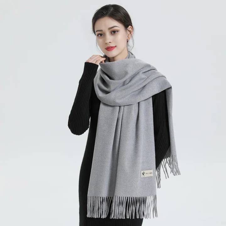 SERENITA - Wholesale Scarf - Women's - Cashmere Blend Evening Scarves Pashmina Wraps Shawls