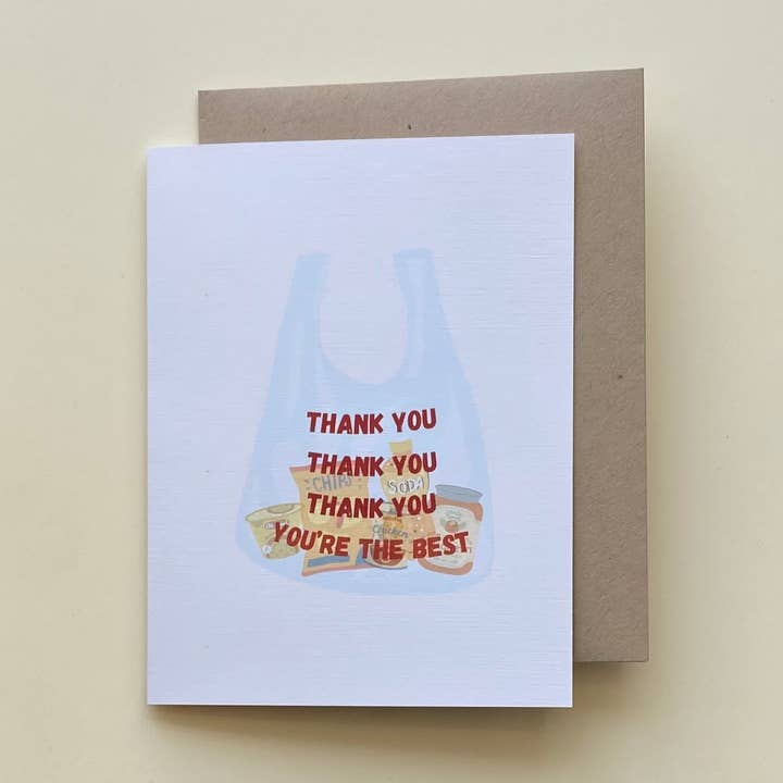 Just Jubilant LLC - Wholesale Thank You Card - Thank You Grocery Bag0