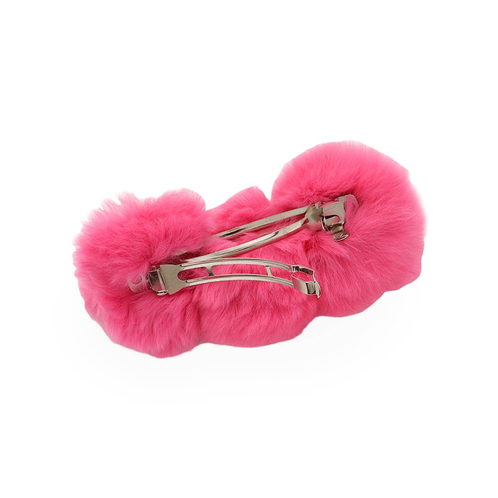 Sensibling Corp. - Vente Barrette – femme - Barrette à trois pompons en fausse fourrure23