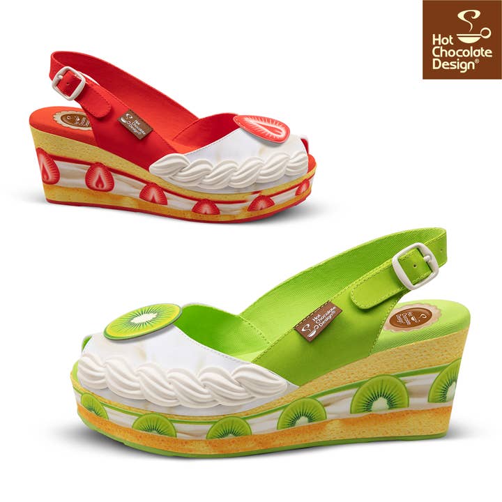 Popping Candy - Wholesale Wedges – Women’s - Hot Chocolate Design - Short Cake Sandal5