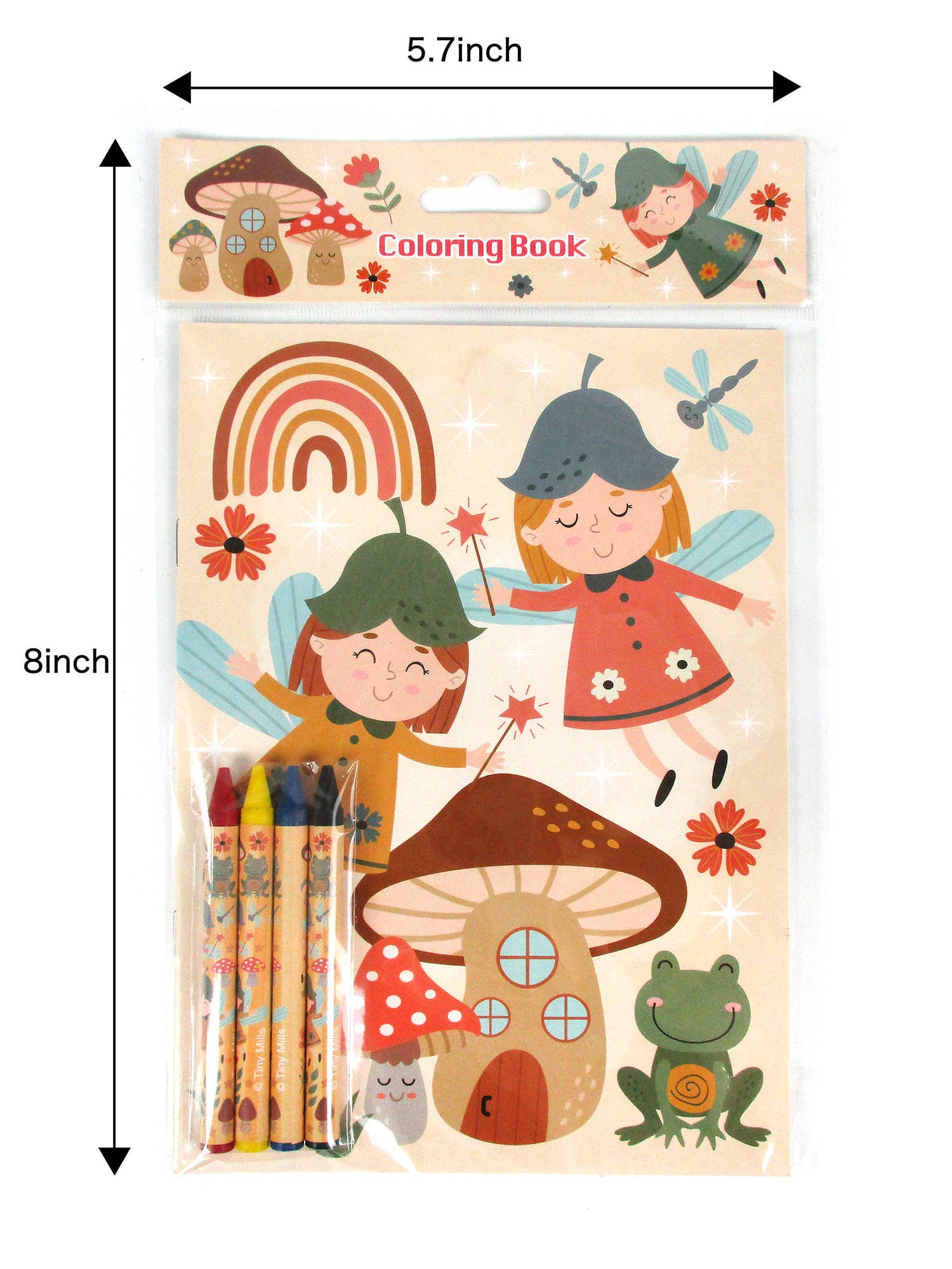 Tiny Mills - Vente Livre de coloriage et d'activités pour enfants et bébés - Livres de coloriage de nains de jardin avec crayons, cadeaux de fête7