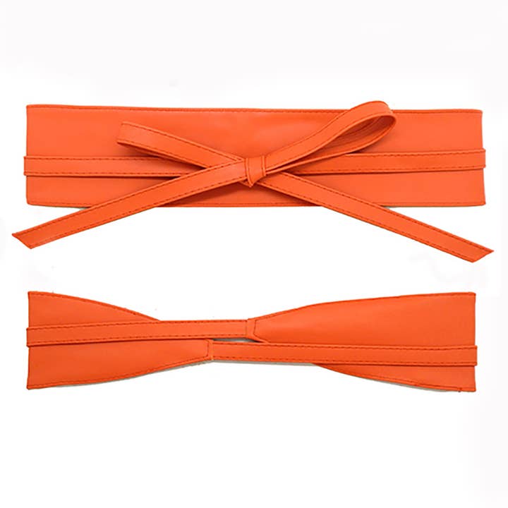 Sensibling Corp. - Wholesale Belt - Women's - Wide Faux Leather Wrap Belt
3