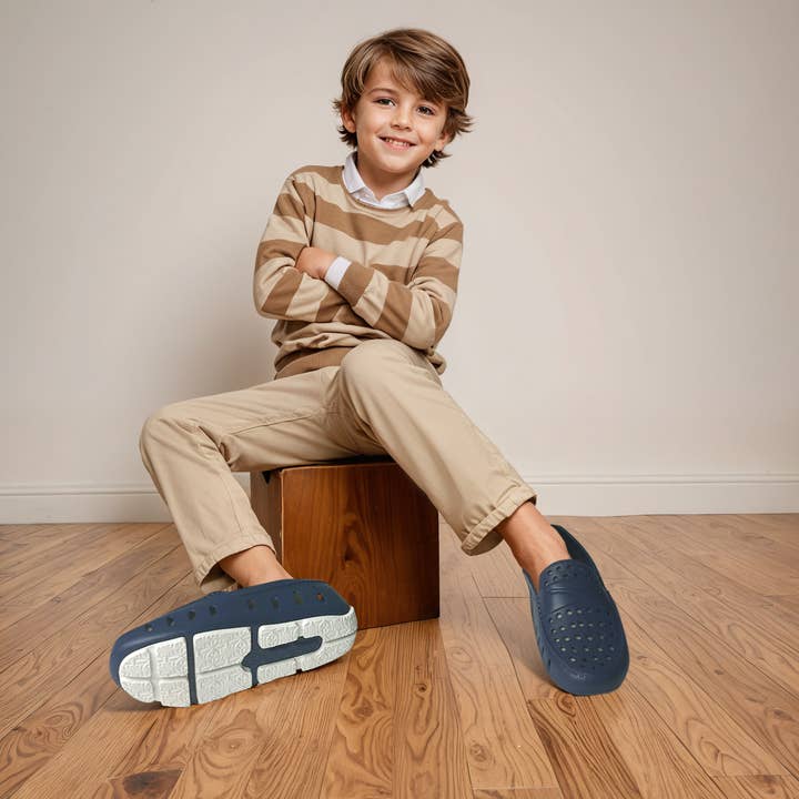 Floafers - Wholesale Casual Shoes - Kids - PRODIGY DRIVER NAVY PEONY/BRIGHT WHITE - KIDS