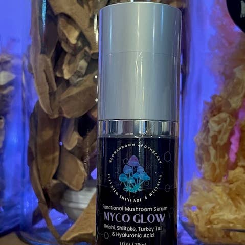 Myco Glow Serum – Mushroom & Hyaluronic Acid for wholesale by Glowshroom Apothecary