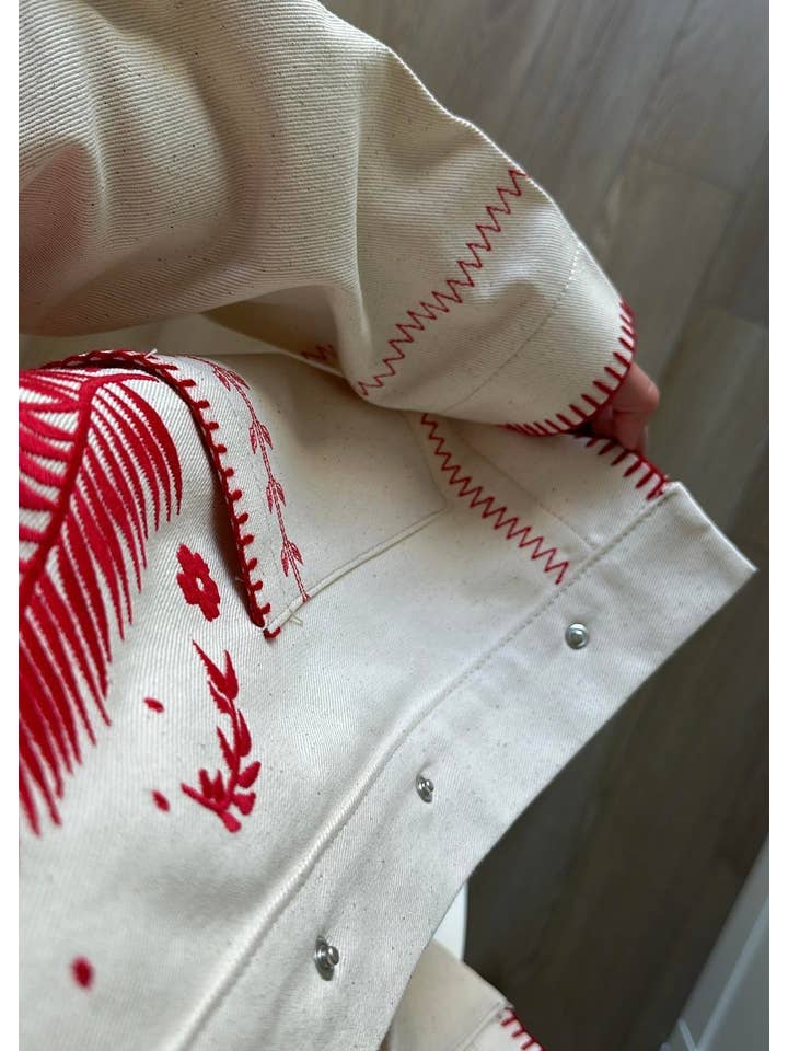 miglo - Wholesale Jacket - Women's - Embroidered Lapel Long Sleeve Jacket – 6 Piece Set
4