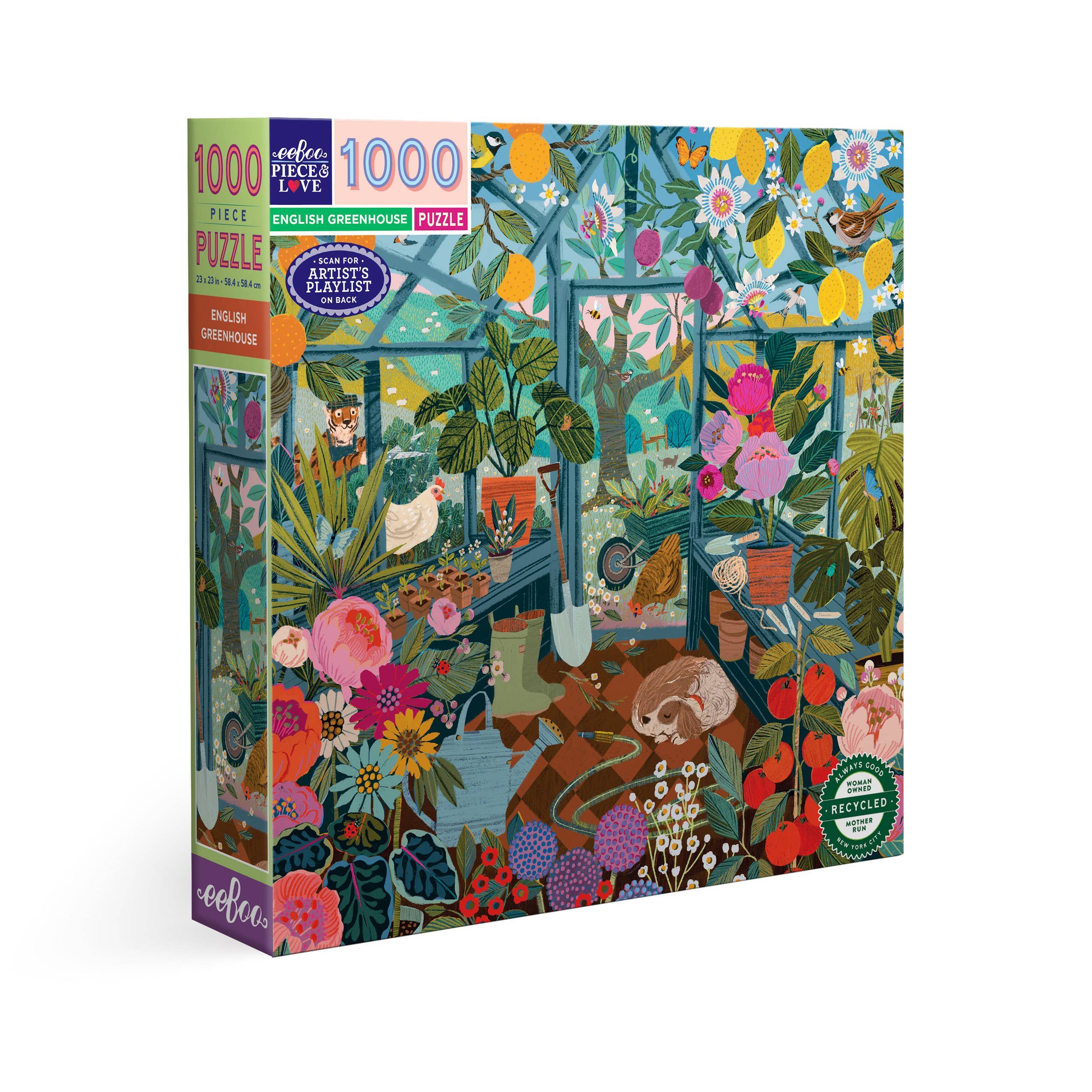 eeBoo - Wholesale Puzzel - Volwassene - English Greenhouse puzzel van 1000 stukjes