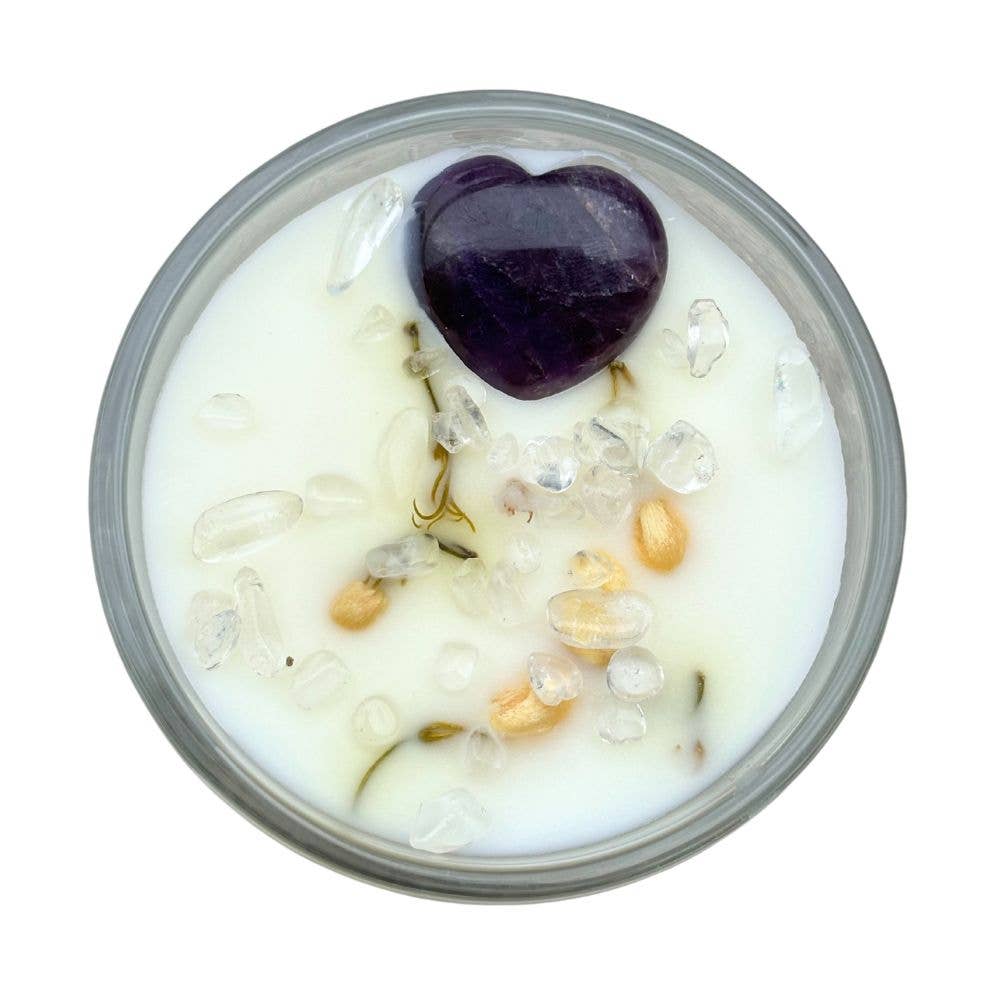 Earths Elements Wholesale - Wholesale Jar/Filled Candle - Crystal Candle, Divine Light - pack of 62