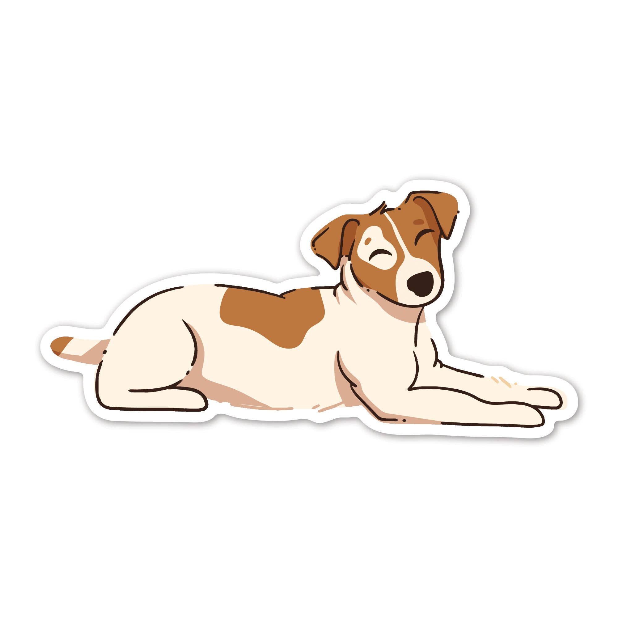 The Stickerie - Wholesale Phone & Laptop Stickers - Jack Russell Terrier Sticker0